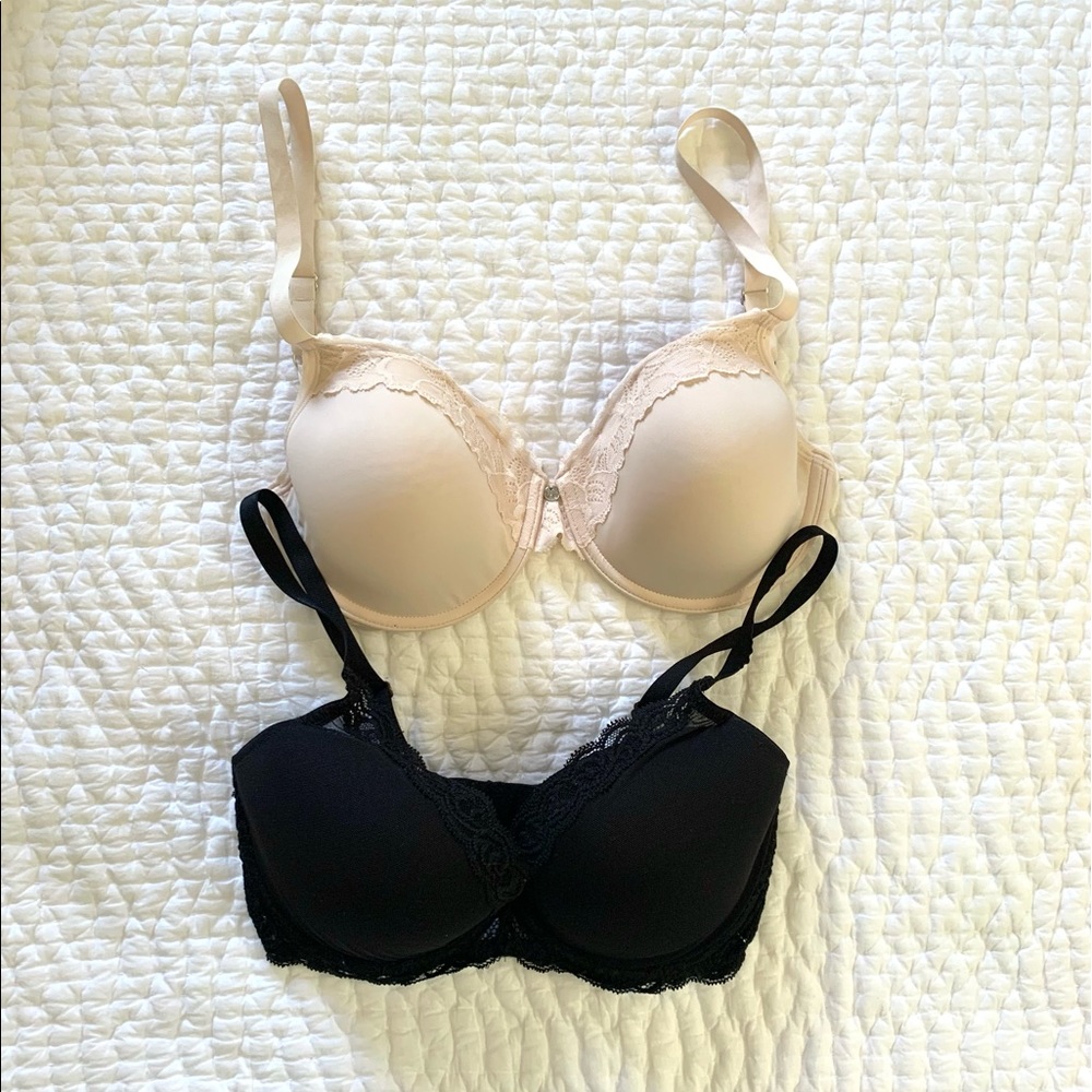 Two Natori bras, gently used, 34D / 34DD